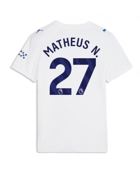Manchester City Matheus Nunes #27 Maglia Gara Terza Repliche 2026-27 Donna Maniche Corte Manchester City Matheus Nunes #27 Maglia Gara Terza Repliche 2026-27 Donna Maniche Corte